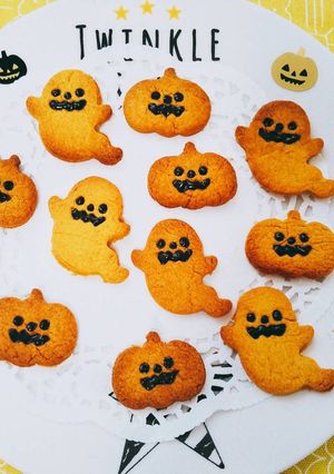 ハロウィン(*^^*)パンプキンクッキー-レシピのメイン写真