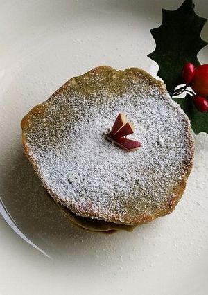 犬ご飯　リンゴパンケーキ-レシピのメイン写真
