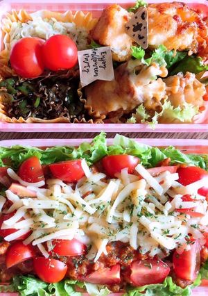 タコライスのお弁当-レシピのメイン写真