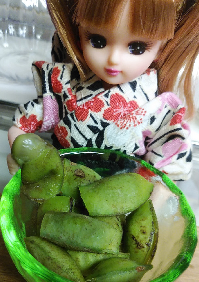 リカちゃん♡黒豆の枝豆ꕤ*.ﾟ-レシピのメイン写真