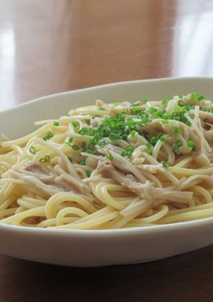 えのき茸たっぷりの白だしパスタ-レシピのメイン写真