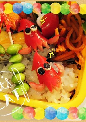 スプラトゥーンのイカウィンナー-レシピのメイン写真
