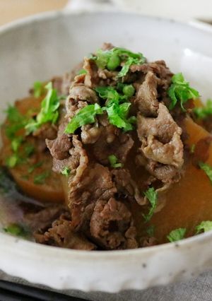 ご飯すすむ肉大根(炒め煮)　大根大量消費-レシピのメイン写真