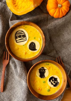 幼児食に♪かぼちゃのポタージュビーフン-レシピのメイン写真