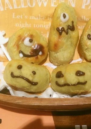 甘酒とさつま芋のハロウィンスイートポテト-レシピのメイン写真