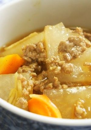 大根・人参の和風ミンチカレー煮♪-レシピのメイン写真