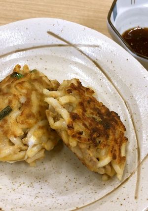 うどんバーグ【ここから栄養士】-レシピのメイン写真