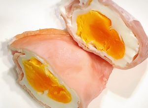 ウチのアレ♡お弁当！レンジでハムたまご-レシピのメイン写真