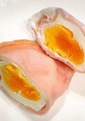 ウチのアレ♡お弁当！レンジでハムたまご-レシピのメイン写真