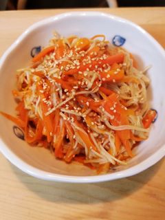 お弁当にぴったり☺人参とえのき炒め☺-レシピのメイン写真