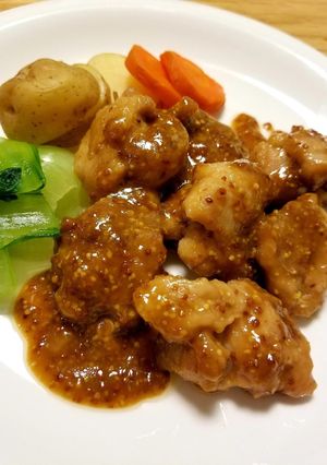 鶏もも肉で⭐ハニーマスタードチキン⭐-レシピのメイン写真