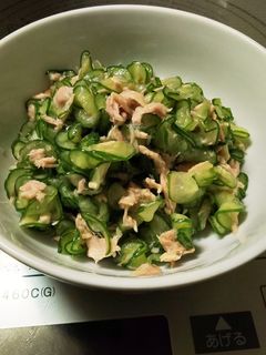 ツナときゅうりの簡単サラダ-レシピのメイン写真