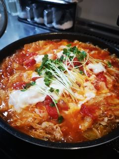 豚バラ×白菜のミルフィーユほっとトマト鍋-レシピのメイン写真