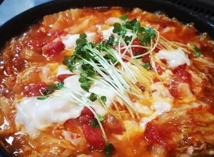 豚バラ×白菜のミルフィーユほっとトマト鍋-レシピのメイン写真