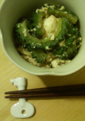 ゴーヤ&お豆腐のチャンプルー-レシピのメイン写真
