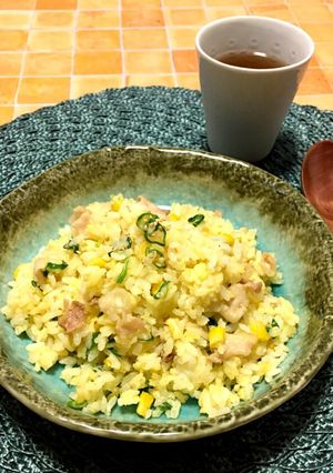 豚バラとネギの☆簡単パラパラ塩炒飯-レシピのメイン写真