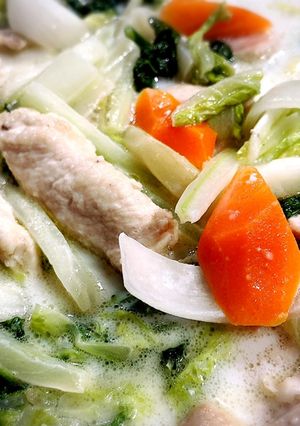 ウチのアレ♡ポカポカ！白菜のクリーム煮-レシピのメイン写真