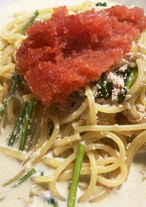明太クリームパスタ-レシピのメイン写真