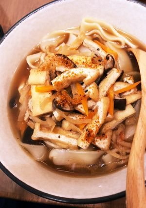 切り干し大根リメイク 煮込み風うどん-レシピのメイン写真