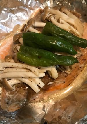 簡単！時短！鮭のバタポン蒸し-レシピのメイン写真