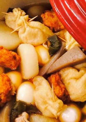 災害、震災、停電時に《湯煎で作るおでん》-レシピのメイン写真