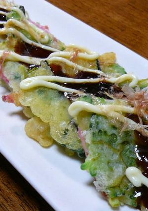 ゴーヤで粉もん♪～♪-レシピのメイン写真