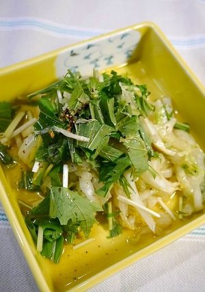 レンジで簡単！白菜の黒胡椒和え-レシピのメイン写真