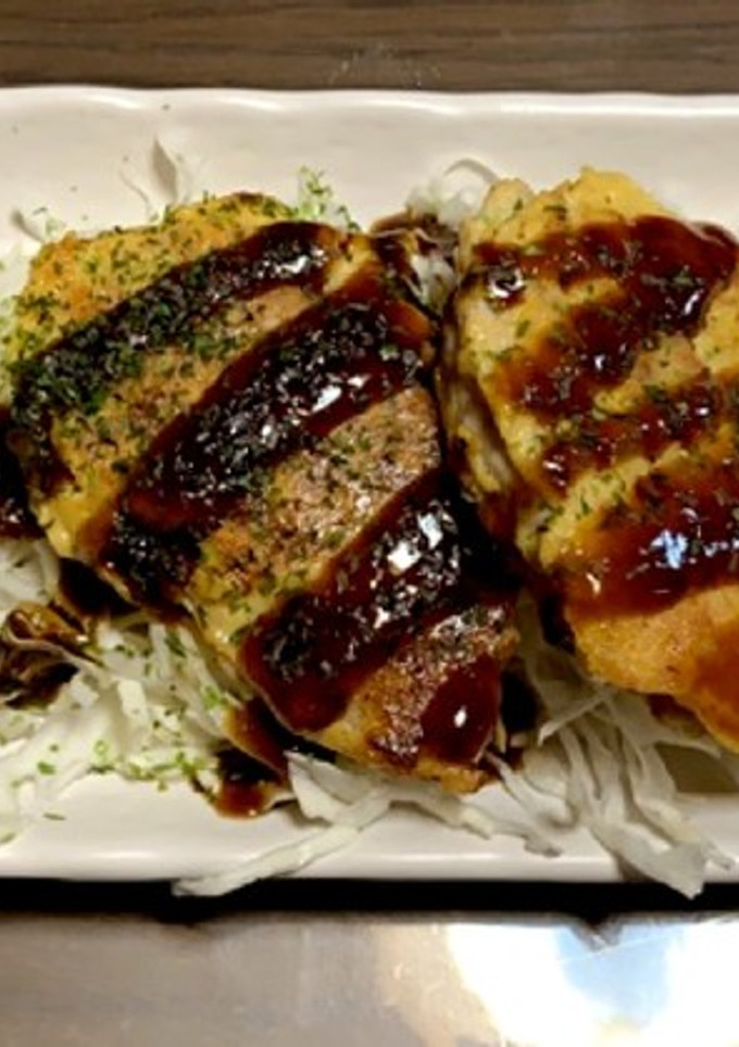 わが家のとん平焼き(豚ヒレ肉)-レシピのメイン写真
