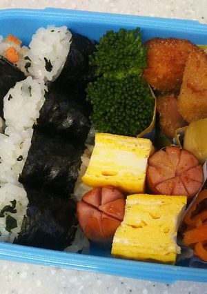 2019/10/17年少遠足弁当-レシピのメイン写真