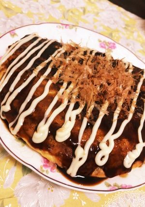 キャベツ×卵 ☆簡単お好み焼き☆-レシピのメイン写真