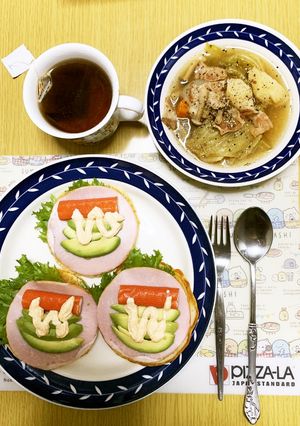 MrsWongちのお食事パンケーキ-レシピのメイン写真