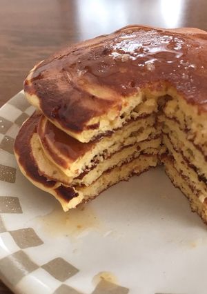 美味しいプロテインパンケーキ-レシピのメイン写真