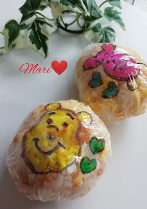 遠足☆鮭と卵のおにぎり-レシピのメイン写真