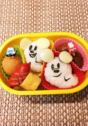 ハロウィンのオバケミッキーのキャラ弁-レシピのメイン写真