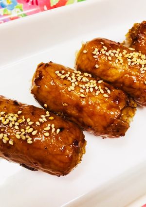 焼き肉のタレで簡単肉巻きおにぎり☆-レシピのメイン写真