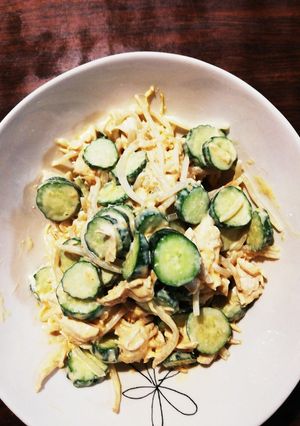 ささみと野菜の味噌マヨ和え-レシピのメイン写真