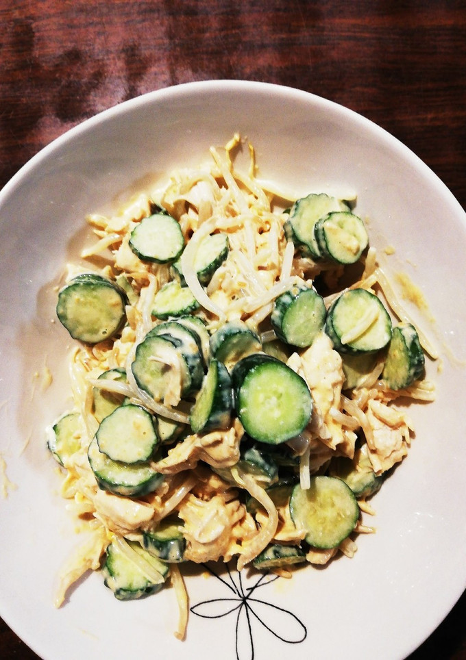 ささみと野菜の味噌マヨ和え-レシピのメイン写真
