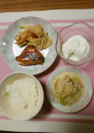 ヨウサマの減塩朝食(減量Ver)⑮-レシピのメイン写真