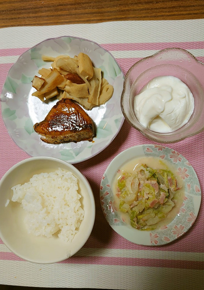 ヨウサマの減塩朝食(減量Ver)⑮-レシピのメイン写真
