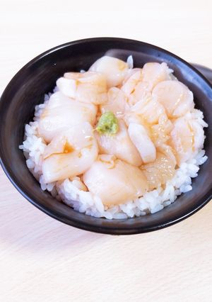 かんたん酢を使ったホタテ丼-レシピのメイン写真