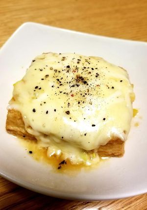 ねぎ味噌チーズの⭐厚揚げステーキ-レシピのメイン写真