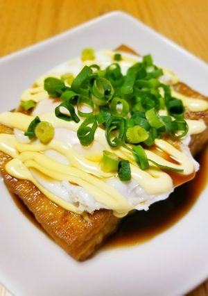 簡単♪照りたまマヨの⭐厚揚げステーキ-レシピのメイン写真
