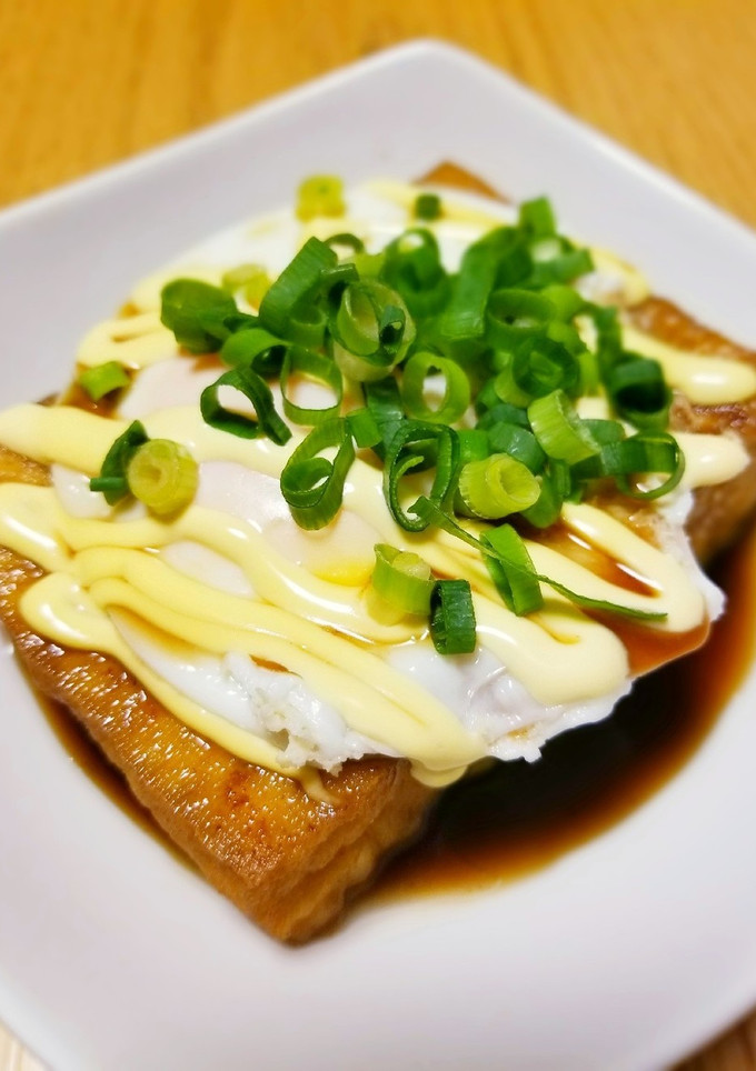 簡単♪照りたまマヨの⭐厚揚げステーキ-レシピのメイン写真