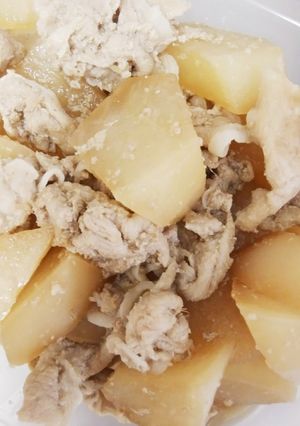 レンジで時短☆豚肉と大根の煮物-レシピのメイン写真