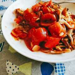 รูปของ 秋のこっくりぐだくさんパスタ