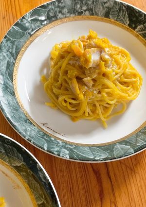 カボチャのスパゲティ-レシピのメイン写真