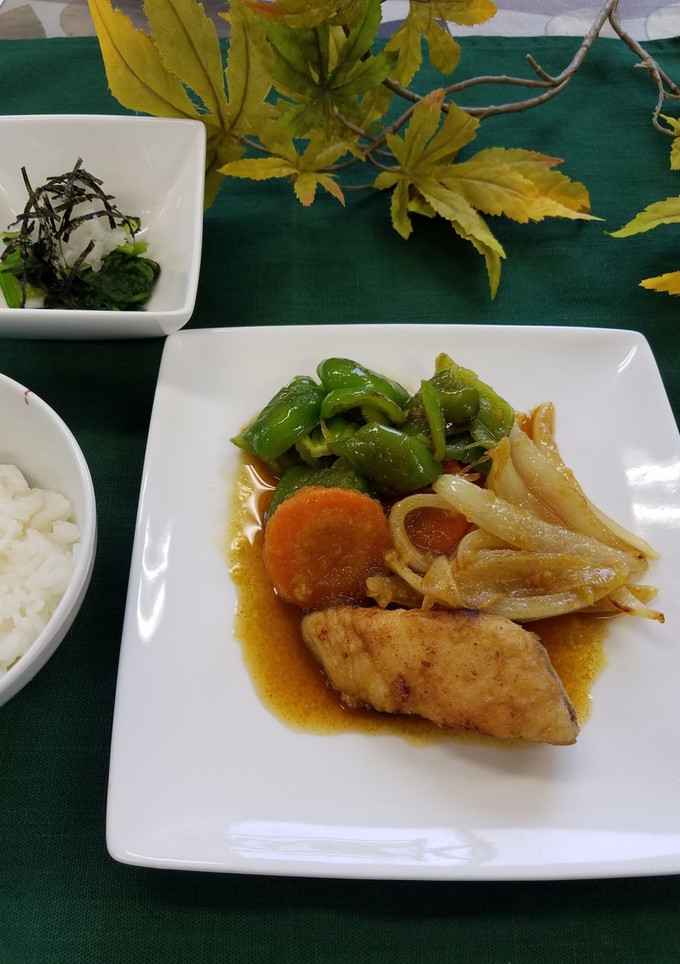 さわらのカレー南蛮漬け(腎臓病食)-レシピのメイン写真