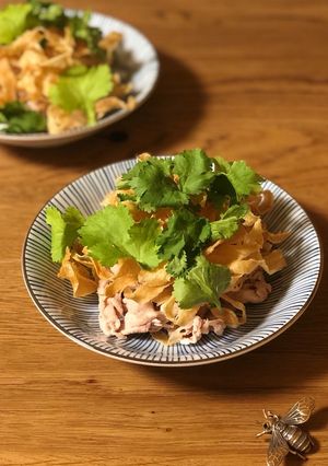 復刻版⭐︎かりかりゴボウと豚の胡麻酢和え-レシピのメイン写真