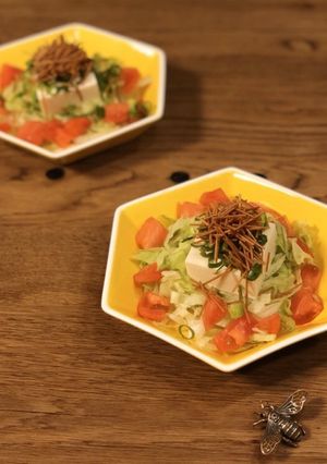復刻版⭐︎某豆腐レストランの豆腐サラダ-レシピのメイン写真