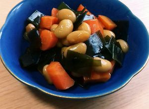 大豆と昆布の煮豆(だし昆布活用♪)-レシピのメイン写真